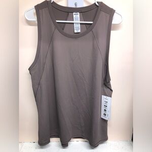 Chestnut brown flowy tank top